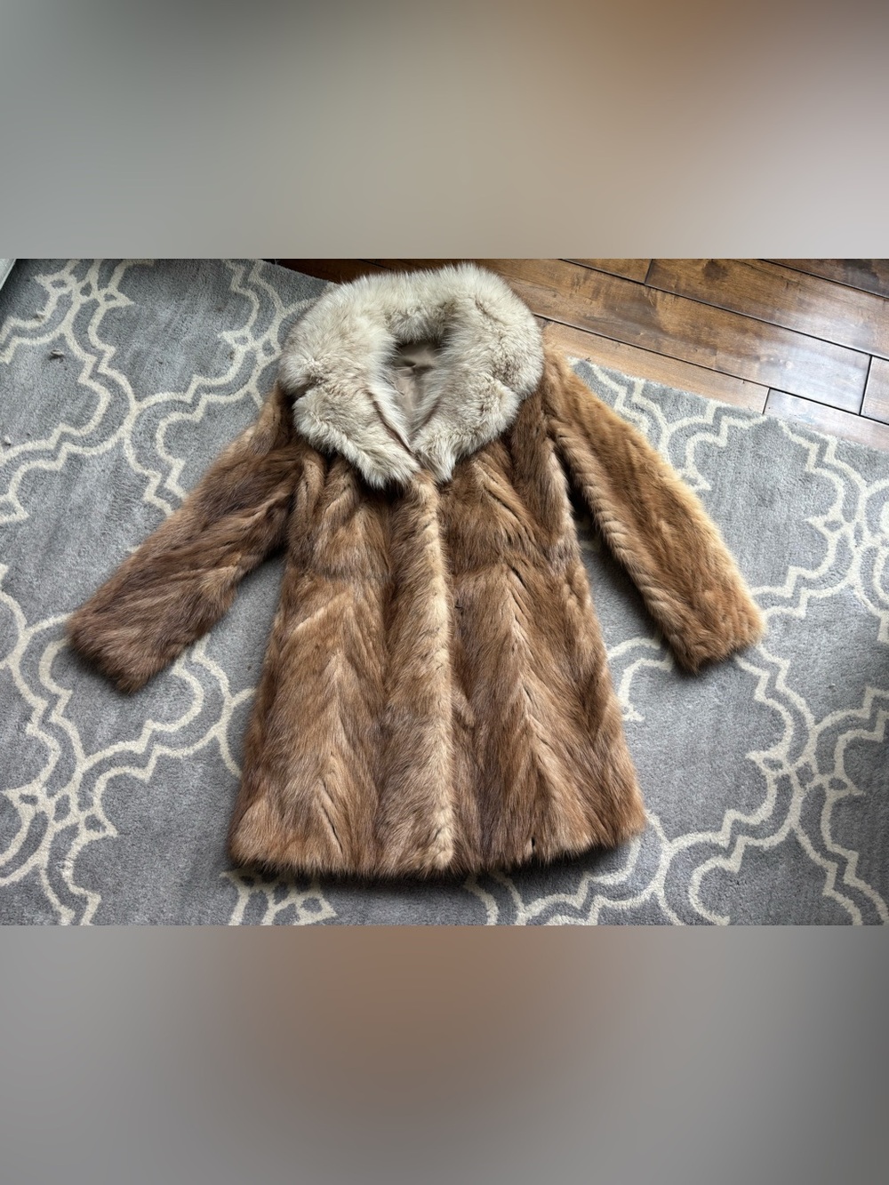 Incredible Mink and Fox Fur Coat XS/S